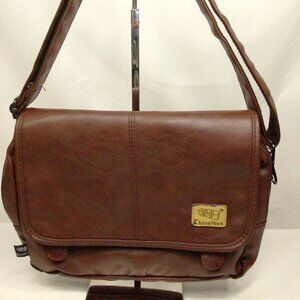 Vintage Three Box Brown Leather bag
